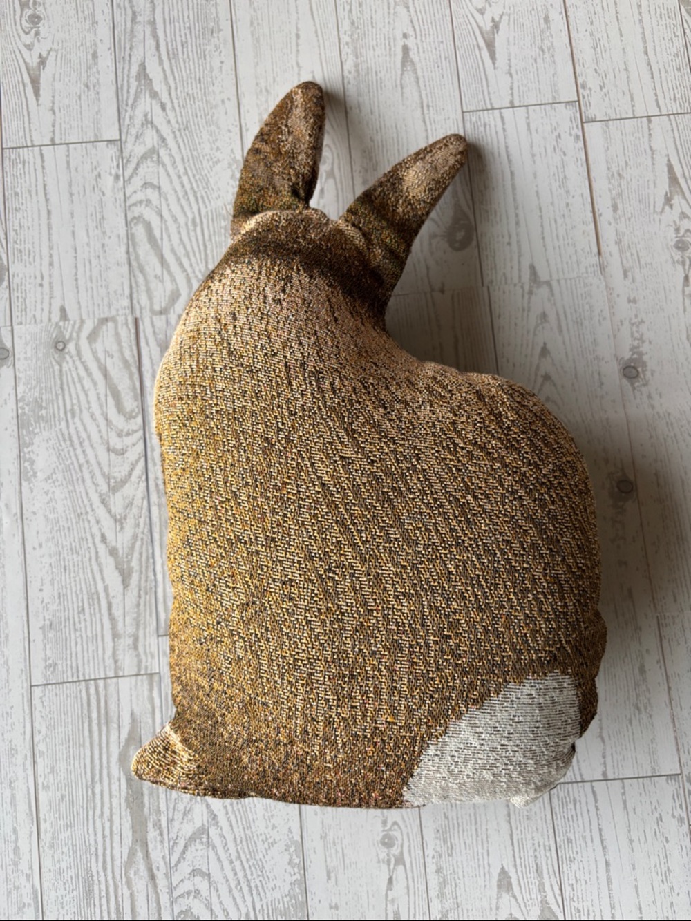 Lillian Vernon Bunny rabbit shaped pillow vintage Hare Raising Shaped - Picture 6 of 8